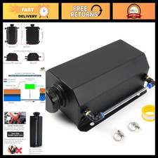 Universal 2L Aluminum Coolant Overflow Reservoir Tank - Black, Durable & Lightwe picture