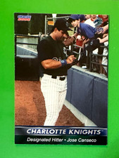 Choice 2002 Charlotte Knights Jose Canseco Designated Hitter #06 Baseball Card picture