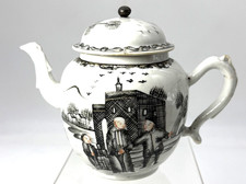 Antique Rare Chinese For European Market 1715-20 Hard Paste  Porcelain Teapot picture