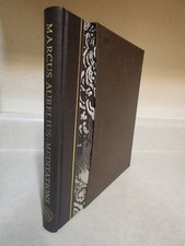 MEDITATIONS Marcus Aurelius FOLIO SOCIETY 2014 HCDJ Rome Philosophy 6th Printing picture