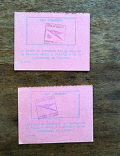 1960s Royal Air Cambodge Baggage Claim Tags Pair Siem Reap Bangkok Airport RAC picture