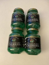 4 JARS Green Maraschino Cherries 6 oz jar picture