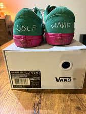 VANS x Golf Wang Syndicate Green Skateboarding Shoes Men's US 11.5 Medium (D) picture