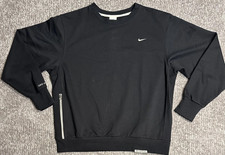 Nike Standard Issue Dri-FIT Black Sweatshirt Men’s M Medium DQ5820-010 NWT picture