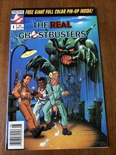 THE REAL GHOSTBUSTERS #1 NOW COMICS 1988 1ST COMIC APPEARANCE  Newsstand picture
