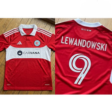 SO HOT Robert Lewandowski Chicago Fire Home Jersey Size S-2XL picture