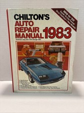Chilton's Auto Repair Manual 1983 Hardcover American Cars 1976 Through 1983 picture