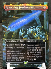 Glamdring, Foe-hammer (Borderless) The Hobbit Foil MTG MINT picture