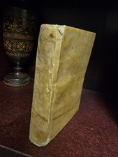 Antique 1798 Latin Philosophy Vellum Book Valla Metaphysica Spain Madrid Vol 2 picture