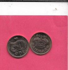 DENMARK DANISH KM866.3 2021 50 ORE UNCIRCULATED-BU MINT-UNC NEW RECENT COIN picture