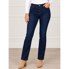 Chico's So Slimming Slim Jeans Size 0 (US 4/6) Regular Dark Wash Stretch Denim picture