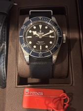 Tudor Heritage Black Bay Smiley ETA 2824 ref 79220B, 'Smiling Dial' Black Blue picture