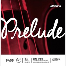 D'Addario Prelude Series Double Bass String Set 34 Size picture