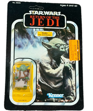 Yoda Brown Snake Star Wars ROTJ Action Figure 77 Back 1983 Kenner New MOC picture