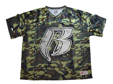 Ruff Ryders Mens Official DMX Collab Camo Mesh Football Jersey New Large picture