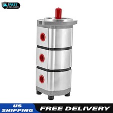 FOR AGT TRIPLE HYDRAULIC PUMP PGP510888G3LP FOR SKID STEER FLIBEN REPLACEMENT picture