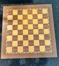 Vintage Norm Collignon Chessboards of Distinction Walnut Maple Handcrafted picture
