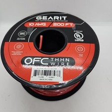 NEW Gearit Stranded Thhn Wire 10AWG/200 Ft. 100% Electrical Building Wire... picture