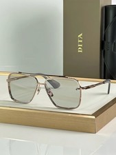 DITA Mach Six DTS121 Luxury Sunglasses Rose Gold Black Square Aviator 62-12-140 picture