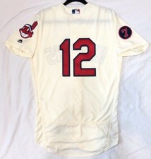 AUTHENTIC MAJESTIC FRANCISCO LINDOR 40 MEDIUM CLEVELAND INDIANS FLEX BASE Jersey picture
