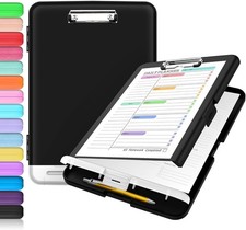 Clipboard with Storage Heavy Duty Clip Boards 8.5X11 with 2 Storage Case picture