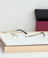 𝓒𝓪𝓻𝓽𝓲𝓮𝓻 CT0511O Eyeglasses Rimless Titanium Optical Frame Size 55□18 145 picture