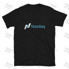Nasdaq Logo T-shirt stock investor trader gift tee picture