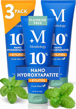 Mouthology 10% Nano Hydroxyapatite Toothpaste (3pk, Fluoride Free), Whitening*, picture