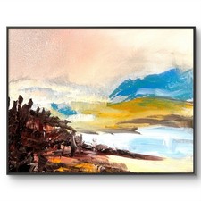 Original Abstract Expressionism 8x10 Landscape Handmade Signed Fine Art 36 picture