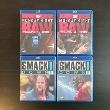 COMPLETE WWF Monday Night Raw 1999 Vol 1-2 & SmackDown 2000 Vol 1-2 Blu-ray WWE picture