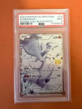 PSA 9 2021 Pokémon TCG Celebrations Classic Collection Reshiram FA Holo 113/114 picture