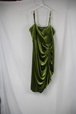 Cider Women’s Cinched Green Corset Midi Dress Ruched Strappy  Size 3X - NWT picture
