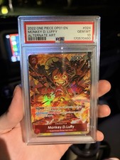 2022 One Piece Romance Dawn Alternate Art Monkey D. Luffy #OP01024 PSA 10 picture