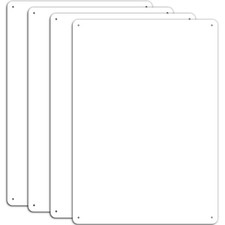 MUXYH 4 Pack White Sign Blanks, 14 x 10 Inches, Sturdy 14X10 inches, picture