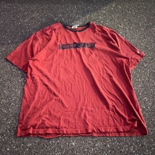 Vintage Tommy Jeans Shirt Mens 2XL Red Graphic Logo Spell Out 90s Tee Shirt picture