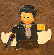 RARE LEGO Star Wars Minifigure Cardboard promotional Poe Dameron Standee Cutout  picture