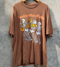 Vintage 90s Voodoo Glow Skulls Band Music Brown S to 5XL Shirt picture