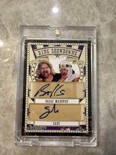 2016 Leaf Signature Series Wrestling Ring Showdowns Sabu, Balls Mahoney 1/1 Auto picture