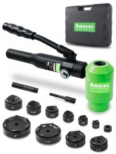 AMZCNC Hydraulic Knockout Punch Kit 8Ton 1/2-4in Electrical Conduit picture