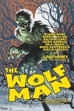 1941 The Wolf Man Movie Poster 11X17 Lon Chaney Gwen Conliffe Bela Lugosi 🐺🍿 picture