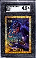 1994 Marvel Masterpieces Venom Bronze Holofoil #9 SGC 9.5 MINT+ RARE picture