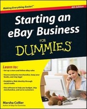 Starting an eBay Business For Dummies - Paperback By Collier, Marsha - VERY GOOD picture