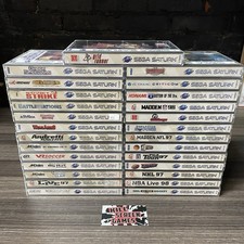 Lot of27 Sega Saturn Game Lot -Soviet Strike+Criticom+Grid Runner+Battlestations picture