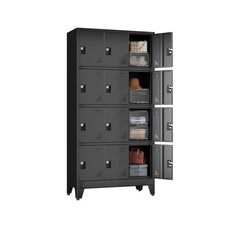 erosoei Metal Lockers for Employees, 12 Doors Metal Storage Locker | with Car... picture