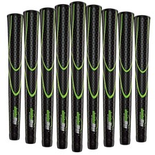 JumboMax Tour Series Swing Golf Grips Black & Lime Green Choose Size Quantity picture