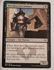 Merciless Executioner - Fate Reforged - Magic the Gathering MTG Nice picture