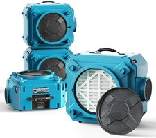 ALORAIR 4Pcs Air Scrubber with 3 Stage Filtration Stackable Negative Air Machine picture