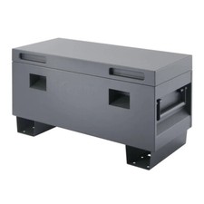 TRINITY 36-In Job Site Box Portable Tool Storage Rust-Resist Powder Coated Gray picture
