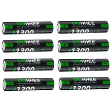 8 Packs 1.5V 1300mWh High Capacity AAA Rechargeable Lithium-ion Battery OOHHEE picture
