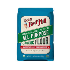 Bob's Red Mill Organic Unbleached White All-Purpose Flour, 5 lbs picture